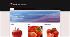 Desktop Screenshot of freshtomexport.com