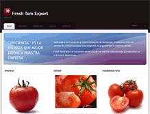 Tablet Screenshot of freshtomexport.com